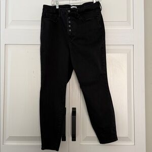 Good American Always Fits Good Legs Skinny Stretch Denim Jeans Black size 14-18